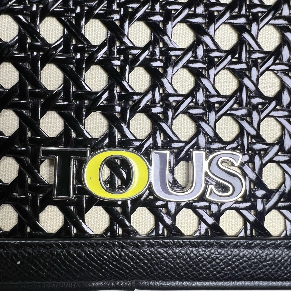 TOUS Medium Crossbody Bag With Yellow Mirrored Tassel And Removable Straps - Picture 8 of 12